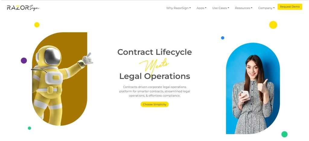 Razorsign Homepage Screenshot Old